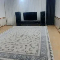 پرده کاملا نو با کناره مخمل ترک