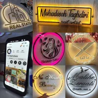 LED نئون لایت باکس بک لایت کامپوزیت چنلیوم مهرفوری|فروشگاه و مغازه|مشهد, عبادی|دیوار