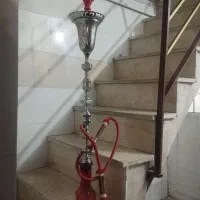 قلیان عربی ابکاری نقره برنج