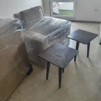 فروش دو مبل تک و دو عدد عسلی|مبلمان خانگی و میز عسلی|تهران, شهرک آتی شهر|دیوار