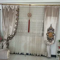 پرده پذیرایی ۳در ۳ در حد نو