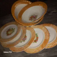 یک عددکاسه وشش عددشیرنی خوری