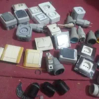 کلید پریز برق دست دو|مصالح و تجهیزات ساختمان|مشهد, شهید معقول|دیوار