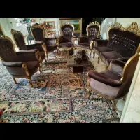 مبل ۹ نفره چوب گردو