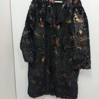 پالتو تدی خز مشکی سبک نونوسایز54