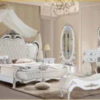 فروش ویژه تخت‌های تاج‌دار و انواع مبل|تخت و سرویس خواب|رشت, جانبازان|دیوار