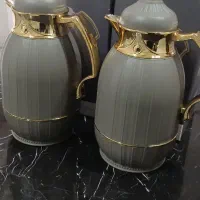 فلاسک نو خارجی شیشه صورتی