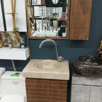 روشویی کابینتی 35*50سنگی توکار|لوازم سرویس بهداشتی|آبعلی, |دیوار
