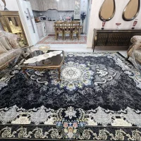 فرش۱۲متری گلدیس سرمه ای تبریزتمام نخ۱۰۰٪اکرلیک نو|فرش|تهران, یافت آباد شمالی|دیوار