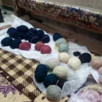 فرش نیمه کاره ۷۰ رج نقشه شادکام|فرش|تبریز, |دیوار