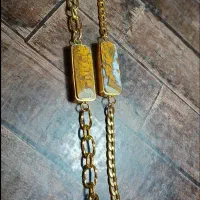 دستبند کلکسیونی نگین عقیق شجر اصل سه قلعه