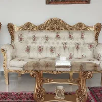 مبل ۹ نفره کامل چوب ترک