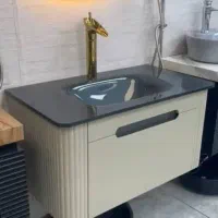 روشویی ۴۵در۹۰ کریستال فوق لاکچری نو و نصب نشده