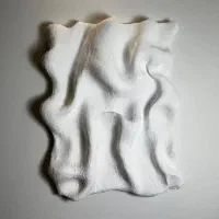 تابلو دست ساز گچی مینیمال طرح موج