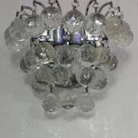لوستر دیوارکوب کریستالی