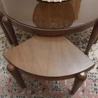 میز جلو مبلی به همراه ۴ عدد  عسلی|مبلمان خانگی و میز عسلی|رشت, منظریه|دیوار