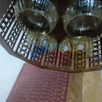 لوستر ۴ شعله و تک شعله