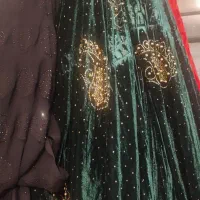 لباس محلی تازه دوخته.باپارچه چادرلباس محلی