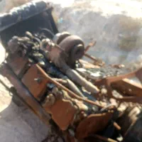 کامیون کشنده اینترنشنال کامل سوخته