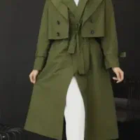 بارانی سبز دوتیکه