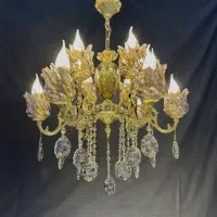 لوستر ۵ شاخه ۱۰ شعله نو دونه ای ۶۶۰۰