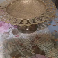 سینیه‌پایه‌دار‌وشکلات‌خوری‌برنجی‌قدمتدار|کلکسیون اشیاء عتیقه|تهران, بریانک|دیوار