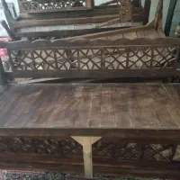 میزنیمکت چوبی قهوه خانه|صندلی و نیمکت|تبریز, |دیوار