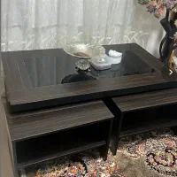 میز وسط پذیرایی و به همراه ۴ عدد میز عسلی|مبلمان خانگی و میز عسلی|رشت, توشیبا|دیوار