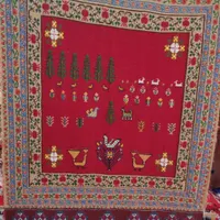 گلیم تزیینی در ابعاد یک در یک وسی