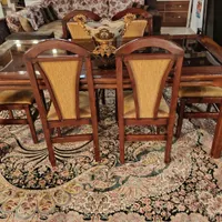 میز غذا خوری چوبی 6 نفره