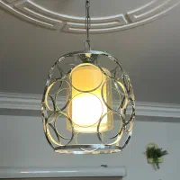 دو عدد لوستر اتاق