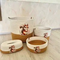 سبدهای نظم دهنده اتاق کودک