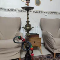 قلیان تنه برنج طرح سماور