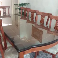 میز ناهارخوری ۱۰ نفره معرق براق|میز و صندلی غذاخوری|تهران, پلیس|دیوار