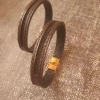 دستبند چرم طبیعی زلف یار موی یار|بدلیجات|تبریز, |دیوار