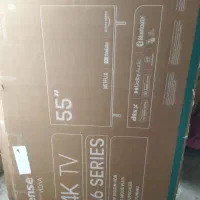 ال ای دی ۵۵هوشمند هایسنس و میز گلس|میز تلویزیون|مشهد, الهیه|دیوار