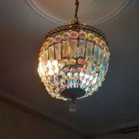 لوستر قدیمی کریستال اصل