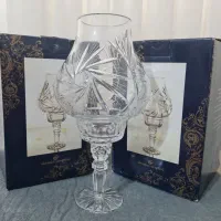 جفت شمعدان کریستال خورشیدی|صنایع دستی و سایر لوازم تزئینی|کرج, فاز ۱ مهرشهر|دیوار