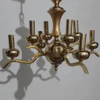 یک عدد لوستر برنجی|لوستر و چراغ آویز|اصفهان, ارزنان|دیوار