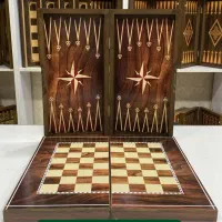 تخته نرد چوبی .پنج بازی و منچ و پاستور و تاس|اسباب‌‌بازی|کرج, حسن آباد|دیوار