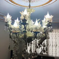 لوستر سقفی طرح فرشته 12 شاخه برنجی و دیوار کوب|لوستر و چراغ آویز|اسلام‌شهر, |دیوار