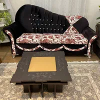 کاناپه ۳ نفره کاملا سالم بدون فرو رفتگی شکستگی|مبلمان خانگی و میز عسلی|فومن, |دیوار
