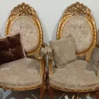 یک دست مبلمان استیل 9نفره بکر وسالم شکیل وزیبا