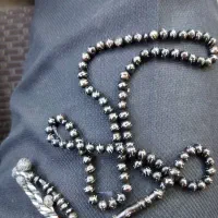 تسبیح یسر نقره کاری