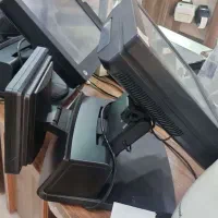 صندوق فروشگاهی asus دو مانیتوره بارکدخوان فیش زن