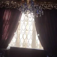 پرده ساالم پلیسه خور 4متری