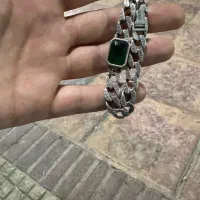 زنجیر و دست بند نقره شجر اسپینل یاقوت|جواهرات|کرمان, |دیوار