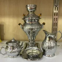ست سماور استیل یک لیتری(دکوری)