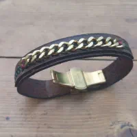 دستبند چرمی دستساز