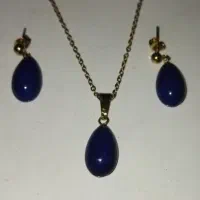 نیم ست گردنبند و گوشواره